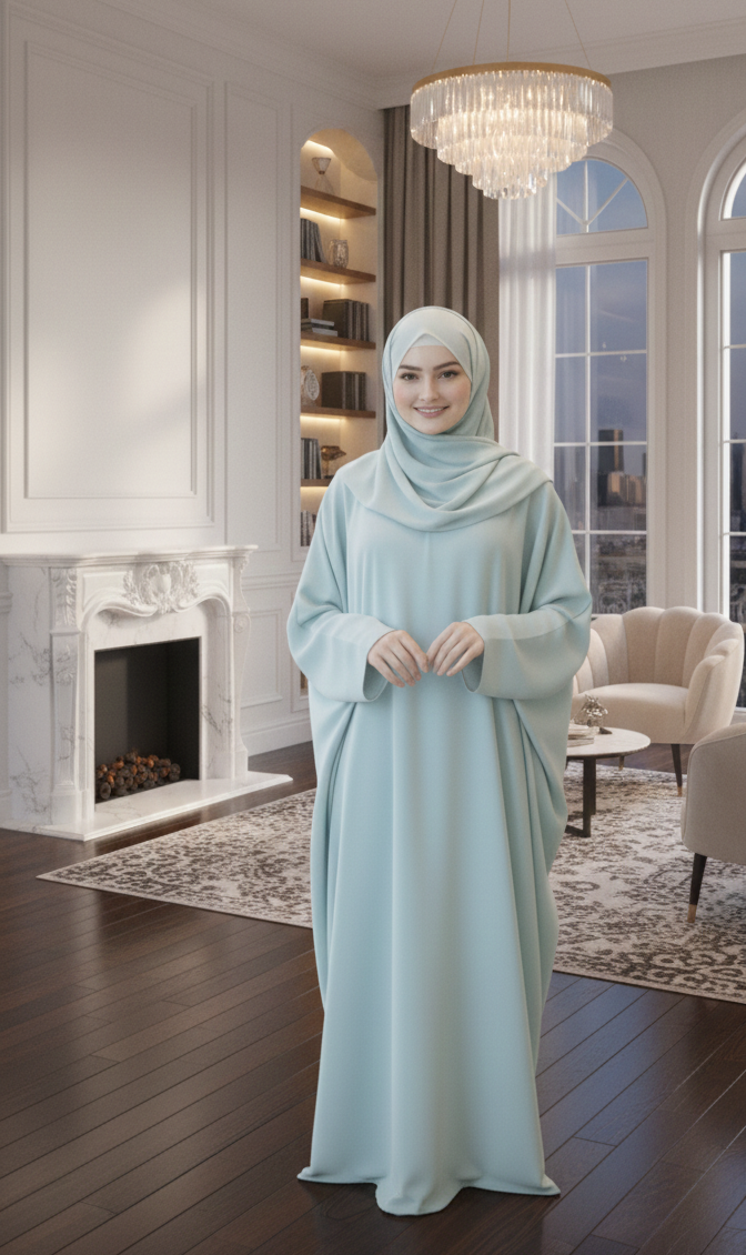 Front Plain Abaya