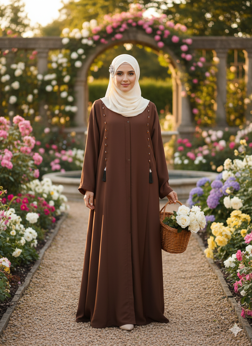 Front Open Abaya