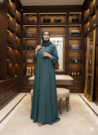 Front Plain Abaya