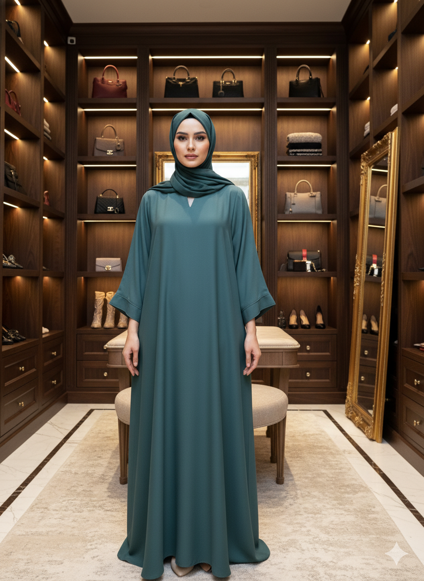 Front Plain Abaya